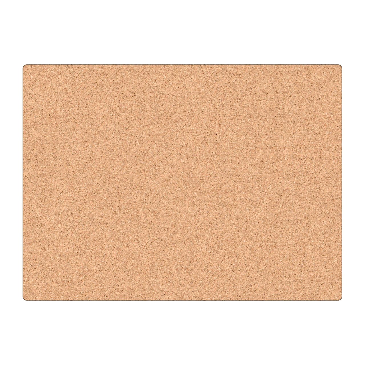 U Brands™ 24'' x 18'' Frameless Cork Canvas Bulletin Board